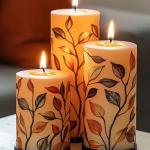 Leaf Glow Candle