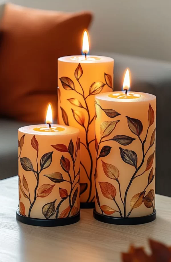 Leaf Glow Candle